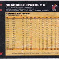 Shaquille O'Neal 2007 2008 Topps 50th Anniversary Black Series Mint Card #32