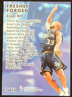 Grant Hill 1996 1997 Fleer Metal Freshly Forged Series Mint Card #7
