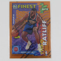 Grant Hill 1995 1996 Topps Finest Rookie/Veteran Series Mint Card #RV18