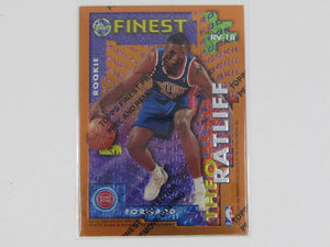 Grant Hill 1995 1996 Topps Finest Rookie/Veteran Series Mint Card #RV18