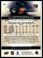 Oliver Bjorkstrand 2021 2022 Upper Deck Artifacts Card  #74
