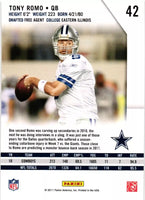 Tony Romo 2011 Panini Rookies & Stars Series Mint Card #42
