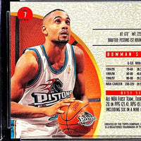 Grant Hill 1997 1998 Bowman's Best Atomic Refractor Series Mint Card #7