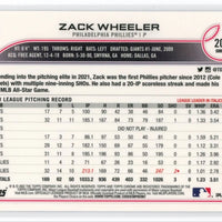 Zack Wheeler 2022 Topps Chrome Series Mint Card #207