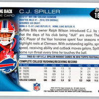 C.J. Spiller 2010 Topps Series Mint Rookie Card #167