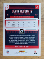 Devin McCourty 2018 Donruss Series Mint Card #187
