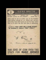 Gene Brito 1959 Topps EX Condition Card #2
