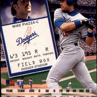 Mike Piazza 1994 Donruss Leaf Series Mint Card #436