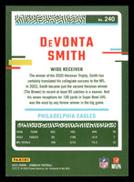 DeVonta Smith 2023 Donruss Press Proof Blue Series Mint Card #240
