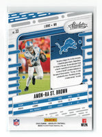 Amon-Ra St. Brown 2024 Panini Absolute Series Mint Card #33
