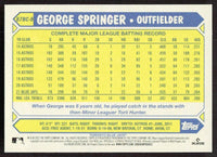 George Springer 2022 Topps Chrome 1987 35th Anniversary Series Mint Card #87BC-8
