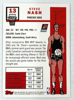 Steve Nash 2007 2008 Topps 50th Anniversary Variation Mint Card #13
