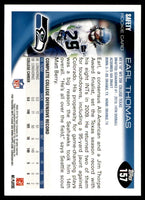 Earl Thomas 2010 Topps Series Mint Rookie Card #157

