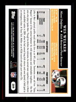 Wes Welker 2005 Topps Series Mint Card #309
