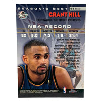 Grant Hill 1998 1999 Topps Chrome Front Court Finesse Refractor Series Mint Card #11
