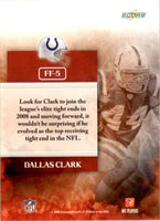 Dallas Clark 2008 Score Future Franchise Series Mint Card #FF-5

