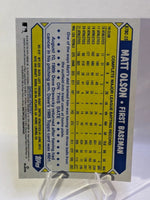 Matt Olson 2022 Topps Chrome 1987 35th Anniversary Series Mint Card #87BC-15
