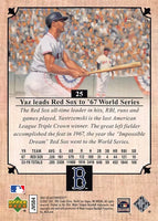 Carl Yastrzemski 2007 UD Masterpieces Series Mint Card #25
