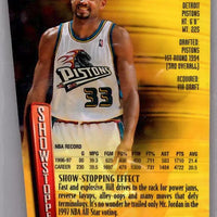 Grant Hill 1997 1998 Topps Finest Rare Gold Die Cut Series Mint Card #308