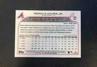 Ronald Acuna Jr. 2022 Topps Chrome Series Mint Card #165
