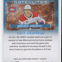 Cole Caufield 2024 2025 Upper Deck City Satellites Sparkle Series Mint Card #CS-13