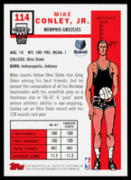 Mike Conley 2007 2008 Topps 50th Anniversary Variation Mint Rookie Card #114
