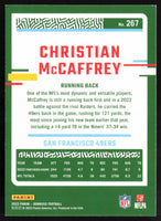 Christian McCaffrey 2023 Donruss Series Mint Card #267
