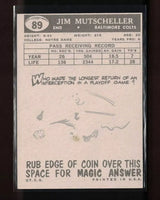 Jim Mutscheller 1959 Topps EX Condition Card #89
