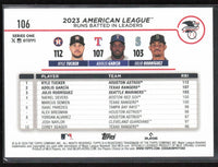 Adolis Garcia/Kyle Tucker/Julio Rodriguez 2024 Topps American League Leaders Series Mint Card #106
