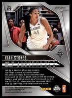 Kiah Stokes 2024 2025 Panini Prizm Cracked Ice WNBA Series Mint Card #122
