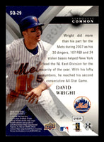 David Wright 2008 Upper Deck StarQuest Series Mint Card #SQ-29
