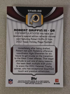 Robert Griffin 2012 Topps Holiday Mega Gold Series Mint Rookie Card #TFHM-RG