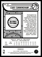 Cade Cunningham 2022 2023 Panini Hoops Series Mint Card #59
