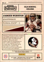 Jameis Winston 2017 Panini Contenders Draft Picks Old School Colors Series Mint Card #13
