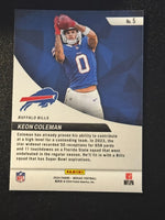 Keon Coleman 2024 Panini Mosaic Elevate Series Mint Rookie Card #5
