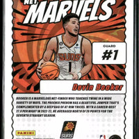 Devin Booker 2023 2024 Donruss Net Marvels Purple Press Proof Series Mint Card #5