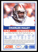 Charles Haley 1989 Score Series Mint Card #21
