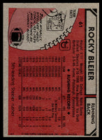 Rocky Bleier 1980 Topps Series Mint Card #61
