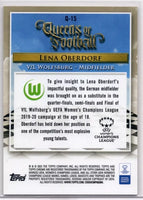 Lena Oberdore 2022 2023 Topps Chrome Women's UEFA Queens of Football Series Mint Card #Q-15
