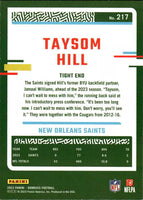 Taysom Hill 2023 Donruss Press Proof Blue Series Mint Card #217
