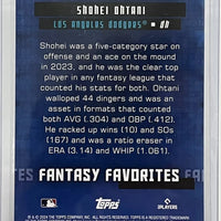 Shohei Ohtani 2024 Topps Fan Favorites Series Mint Card #FF1