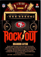 Brandon Aiyuk 2024 Panini Absolute Rock Out Series Mint Card #RO-BAK
