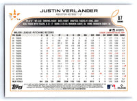 Justin Verlander 2022 Topps Chrome Pink Series Mint Card #87
