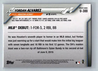 Yordan Alvarez 2020 Topps Update Series Mint Rookie Card  #U-300
