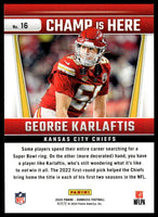 George Karlaftis 2024 Donruss Champ is Here Series Mint Card #16
