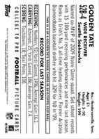 Golden Tate 2010 Topps 1952 Bowman Series Mint Card  #52B-4
