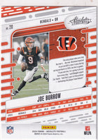 Joe Burrow 2024 Panini Absolute Series Mint Card #20
