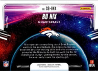 Bo Nix 2024 Panini Absolute Star Gazing Series Mint Rookie Card #SG-BNX
