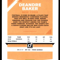 DeAndre Baker 2019 Donruss Series Mint Rookie Card #264