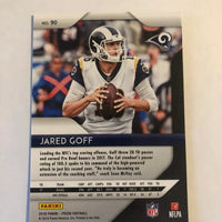 Jared Goff 2018 Panini Prizm Series Mint Card #90